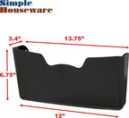 Simple Houseware Single Pocket Wall Mount for Hanging File Holderr, 5 Packs, Assorted Colors