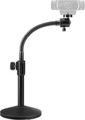 Puroma Webcam Stand Goose-Neck Mount Stand Upgraded Desktop Stand for Logitech Webcam C922 C930e C920S C920 C615 and Other Webcam with 1/4" Thread