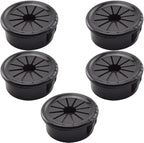 1-Inch Cable Grommets Petal-Shaped Buckle Type Wire Hole Cover for Cord Management and Protection of Cabinet, 5PCS 25mm
