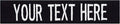 Custom Uniform Name Tapes Solid Colors. Made in The U.S.A. Ships Under 24 Hours. Black Webbing, 4 Inch Sew on