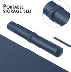 Leather Desk Mat - Non-Slip PU Desk Pad for Office and Home - Desk Organization and Accessories - Ideal for Large Mouse Pad and Desk Mats on Top of Desks (Dark Blue,36"x 17")