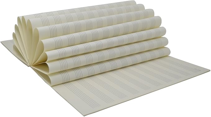 Blank Sheet Music Composition Notebooks 100 Pages Stave Notebook,Musical Notation Staff Notebook,Music Manuscript Paper