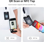 HotLabel Review Card 5-Pack + For Boosting Business Reviews + Black + NFC Tap & QR Code + Supports 5 Different Stores or Same + All Phones Compatible + No App/Subscription