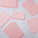 50 Sheets Blank Cardstock Paper 250 GSM Thick Heavy Cards Stock for DIY Art Projects, Card Making, Postcards, Greeting Cards, Birthday Party, Wedding Invitation (Pink, 4x6 inches)