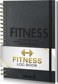 Gym Workout Journal (A5) - Hardback Leather PU Workout Tracker (128 Workouts) - Set Goals & Track Progress | Premium Fitness Journal & Log Book by Gorilla Fit