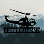 Personalized Metal Airplane Wall Art, Airplane Name Sign, Customized Pilot Name Sign, Airplane Hangar Sign Decor, Aviation Home Office Decor, Large Outdoor Decor, Pilot Gifts, Aircraft Lovers Gift