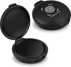 ERKOON 2 Pack Fingerprint Ink Pads, Thumbprint Ink Pad for Notary Supplies Identification Security ID Fingerprint Cards Law Enforcement Fingerprint Black