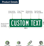 Custom Street Sign, Road Sign, Address Sign, 8 Colors, Reflective Option, Mounting Options, 12x48 Inch, Thick Rust-Free AlumaBond, USA Made by My Sign Center, (Classic)…
