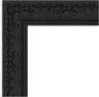 Amanti Art Black Framed Magnetic Board 47x55 Oversize Vision Board for use with Magnets, 100% Metal Sheet to Display Items as Office Decor or for Home Organization in mudroom, Kitchen or Kids Room