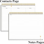 Weekly Productivity Planner - 8.5" x 11" Dashboard Desk Notepad Has 6 Focus Areas to List Tasks for Goals, Projects, Clients, Academic or Meal-Organize Your Daily Work Efficiently, 54 Weeks, Black