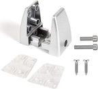 KSWLOR 20 PCS Office Desk Partition Support Bracket,Desk Divider Clamp Brackets Shelf Clip Clamp Holder Screen Clip Holders,Desk Privacy Screen Clips Clamps Sneeze Guard Bracket Support 0-1/2" Panel