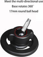 Lonfgrc Magnetic Camera Mount with 360 Degree Rotation Quick Install Webcam Holder Wall Hanging Indoor Camera Bracket Base