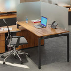 Desk Divider for Students and Desk Privacy Panel. Office Partitions and Ideal Cubicle Light Shield. Frosted Acrylic Clamp-on Desk Partition - 47” W x 22”H Divider