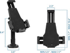 Mount-It! Secure Universal Tablet POS Kiosk with Wall Bracket Add-on | Locking Tablet Stand with Adjustable Clamp for iPad, iPad Air, Samsung Galaxy Tab, Surface Go & 7.9"- 10.9" Tablets - MI-3784