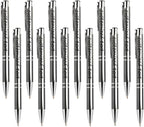 Yucold Customized ballpoint pens in bulk, personalized ballpoint pens with free engraving, for use in companies, enterprises, graduation anniversaries (Grey,130)