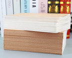 24 Pack Kraft Notebook Journals for Travelers, Students and Office, Writing Diary Subject Notebooks Planner with Thick Paper, 60 Pages, 30 Sheets, 8.3x5.5 inch, A5 Size, Travel Journal Set.(Blank)