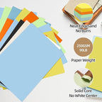 30 Sheets Navy Blue Cardstock 8.5'' x 11'', 250gsm/90lb Heavyweight Cover Cardstock Paper, Thick and Smooth Card Stock Perfect for Invitations, Menus, DIY Cards, Arts and Crafts