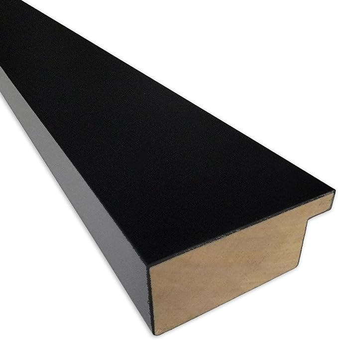 Amanti Art Natural Cork Board for Wall, 15x33 Vision Board with Black Wood Frame, Medium Corkboard Office Decor for Home Organization, Modern Contemporary Corkboard Pinboard to display items for home