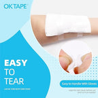 OK TAPE OKPore Transparent Medical Tape (Pack of 12) - First Aid Surgical Tape Hypoallergenic and Breathable for Wound Dressing Care, Latex Free, 1in x 10yds