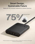 Belkin 2-Outlet GaN Charging Station 140W, USB C Charger w/ 2X AC Outlets, 3X USB C Ports, and 1x USB A Port - Power Strip for iPhone, Apple Watch, iPad, MacBook, Chromebook, Galaxy, Pixel, & More