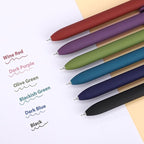 FIOVER Colored Pens, 12 Pack Colorful Gel Pens, Quick-Dry 0.7mm Medium Point for Journaling, Note Taking, Doodling, Aesthetic Office School Supplies, Gifts for Women Men（12PCS Aesthetic+Vintage）