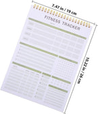 CIYODO Fitness Journal Notebook Workout Planner with Daily Training Schedule and Yearly Fitness Tracker for Exercise Planning and Progress Tracking