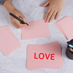 50 Sheets Blank Cardstock Paper 250 GSM Thick Heavy Cards Stock for DIY Art Projects, Card Making, Postcards, Greeting Cards, Birthday Party, Wedding Invitation (Pink, 5x7 inches)