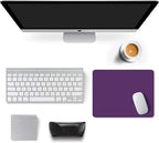 Auhoahsil Mouse Pad, 12 x 10 Inch Square Mousepad, 3mm Thick Rubber Mouse Mat with Pretty Design, Premium-Textured Non-Slip for Gaming Work Office Wireless Mouse Men Women, Dark Purple