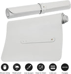 Boutilon Leather Desk Pad Protector,Non-Slip Mouse Pad,Laptop Desk Pad,Office Mouse Mat,Waterproof Leather Desk Blotter,Desk Writing Pad for Office and Home (XXXL-White,47"x 24")