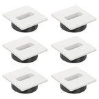 PATIKIL 2.8inch Desk Grommet, 6Pcs Cable Grommet Wire Management Cable Hole Cover Cord Organizer for Office Home Table Countertop, White