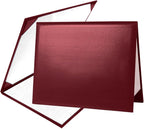 Diploma Cover 8.5” x11” Diploma Holder of Graduation Leatherette Padded Certificate（Tent Style
