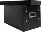 CheckOutStore Black Stamp & Die Craft Scrapbook Storage Pocket Box - 10 x 6 x 6 (Pack of 5)