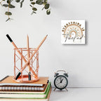 Office Wooden Block Sign Everything Is Mess 5x5x1 INCH Sign, Dark Humor Decor, Funny Desk Gift For Adults