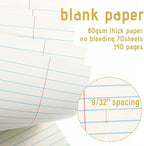 Maitys 6 Pcs Legal Pad Steno Spiral Notebook 8.5" x 11" Top Bound Spiral Pads Hard Cover College Ruled Notepad 70 Sheet Pad for School Office University Home(Lovely Color,Elegant Style)