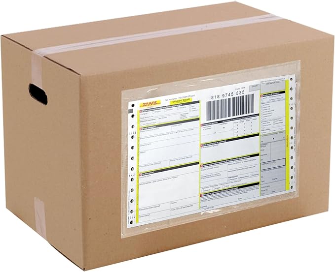 RyhamPaper Packing List Envelopes, Clear 7.5" x 5.5" Self Adhesive Shipping Labels Envelope Pouches (1000 Pack)