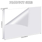 Roowest 1 Pcs 24 x 48 Inch, 1/2 Inch Thick Clear Acrylic Plexiglass Sheets Transparent Plastic Panels Sheets Cut to Size Cast Acrylic Board Panel with Protective Film for Craft DIY Project Sign Frame