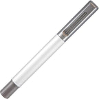 Monteverde USA Ritma Fountain Pen in Silver – Stub Nib, Calligraphy JoWo Stainless Steel, Refillable Ink Cartridge/Converter – Perfect for Artists & Calligraphers