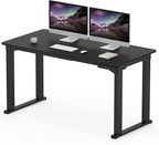 SANODESK 4-Leg Standing Desk, Electric Height Adjustable Desk with Memory Presets for Home Office, Stand up Desk Computer Workstation, 55x28 Inches Black