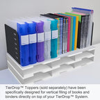 Ultimate Office TierDrop Jumbo 12-Compartment High-Wall Sorter - Sorts Documents, Forms & Mail - Durable Construction Features Expandable, Modular, No-Tool Assembly Design