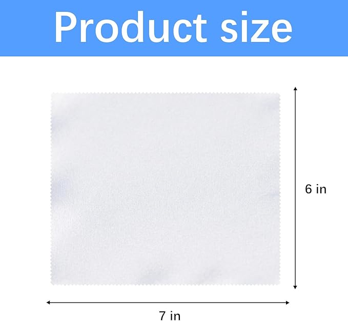 80 Pack Microfiber Cleaning Cloth for Glasses (6"x7"), Lens Cleaner Cloth Microfiber Eye Glasses Clean Cloths for Eyeglasses, Camera Lens, Sunglasses, TV Screens, Cell Phones and Laptops