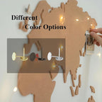 Galdexi 100pcs Upholstery Thumb Tacks for Wall, 7/16 Inch Heavy Duty Flat Head Push Pins, Decorative Long Wall Tacks Nails for Office Home Furniture Decor Fabric Wooden Photo, Bronze