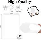 100 Sheets White Blank Cover Stock 11x17 Thick Card Stock, Goefun 80lb Heavyweight Legal Size Printer Paper For Arts and Crafts, Flyers, Menus, Posters