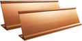 2" x 10" Nameplate Desktop Holder 2 Pack (Rose Gold)