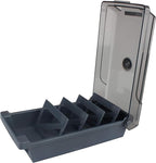 MyLifeUNIT Business Card Holder, 2.2" x 3.5" Index Card Organizer with Dividers and Index Tabs, Capacity: 500 Cards