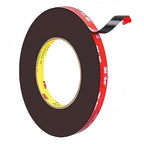 Gasenvan Double Sided Tape Heavy Duty, Mounting Adhesive Tape 1/4 in x 15.4 ft, Waterproof Adhesive Strip Tape for Indoor & Outdoor, Automotive Trim, Garage,LED Strip Lights, Home Decor