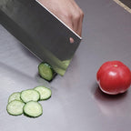 BILLAMB Stainless Steel Cutting Boards for The Kitchen, Suitable for Meat, Fruits, Vegetables, Bread, and Baking Large-sized Cutting Boards (60 x 40cm/23.6 x 15.7 in)