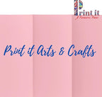 PrintIt Colors Multipurpose Paper, 20 lbs., 8.5" x 11", 500 Sheets/Ream – Premium Colored Copy Paper for Printing, School, and Office Use (Pink)