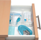 Plus Paper Clinch Compact Staple-Free Stapler, Blue Turquoise