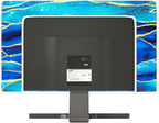 Baocicco Royal Blue Marble Waterproof TV Cover 55 Inch Creative Design Monitor Accessories Laptop TV LCD Screen Television Decoration for Tablet LED LCD OLED TVs Decorations
