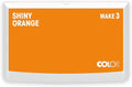 COLOP Make Series, Ink Stamp Pads, with Non-Toxic Premium Ink, Water-Based Acid-Free (Shiny Orange, Make 3-3-1/2" x 6-1/4")